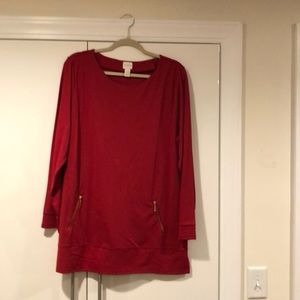 Chico’s red top